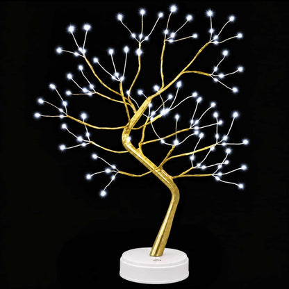 Mini Starburst Christmas Tree 2 pcs Gold 12 x 50 cm Steel