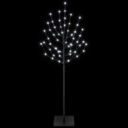 LED Christmas Tree Black 120 cm Steel 100 LEDs