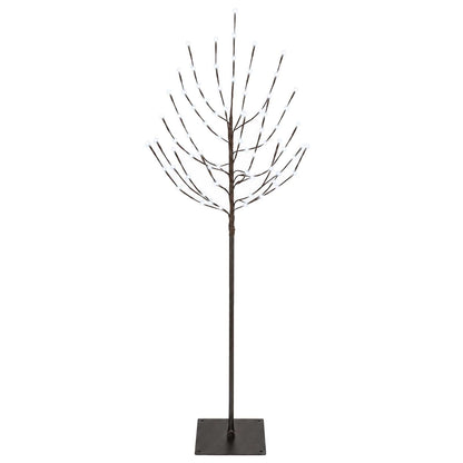 LED Christmas Tree Black 150 cm Steel 140 LEDs