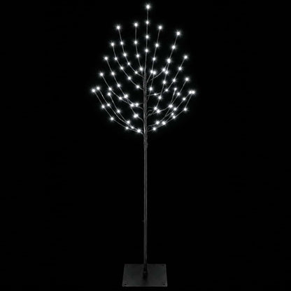 LED Christmas Tree Black 150 cm Steel 140 LEDs