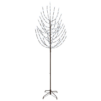 LED Christmas Tree Black 210 cm Steel 180 LEDs