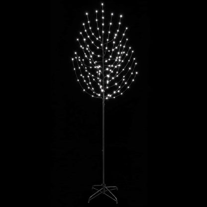LED Christmas Tree Black 210 cm Steel 180 LEDs