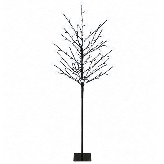 LED Ball Christmas Tree Black 18 x 18 x 120 cm Steel 150 LEDs