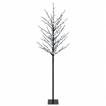 LED Ball Christmas Tree Black 180 cm Steel 220 LEDs