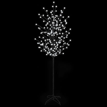 LED Ball Christmas Tree Black 47 x 210 cm Steel 250 LEDs