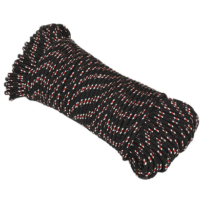 Multipurpose Utility Rope 5 mm 250 m Black and Red PP