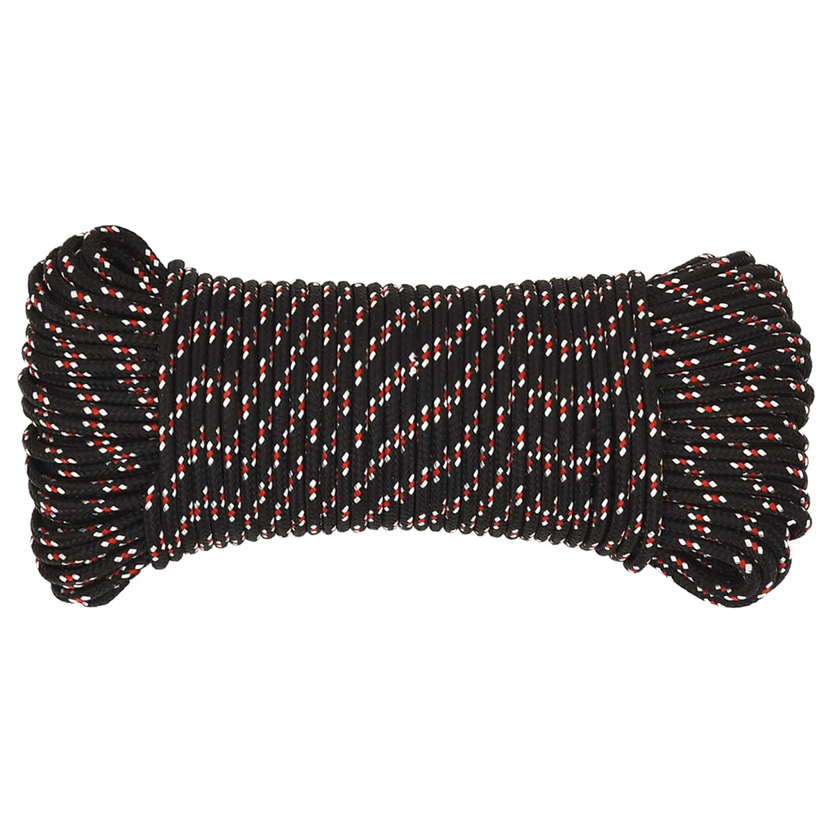 Multipurpose Utility Rope 5 mm 250 m Black and Red PP