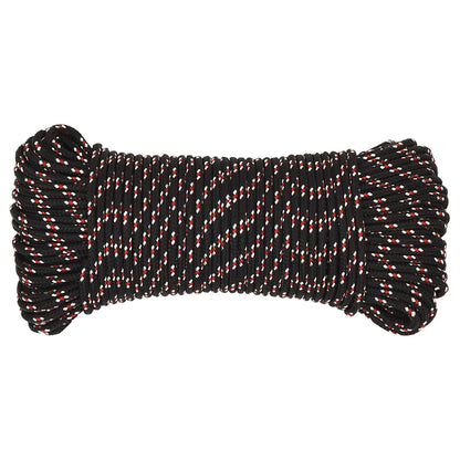 Multipurpose Utility Rope 5 mm 250 m Black and Red PP