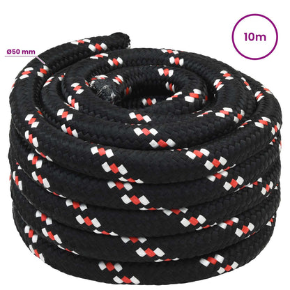 Multipurpose Utility Rope 50 mm 10 m Black and Red PP