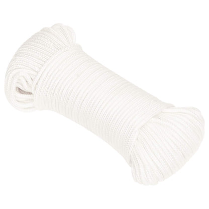 Multipurpose Utility Rope 4 mm 100 m White PP 105 kg Max Load