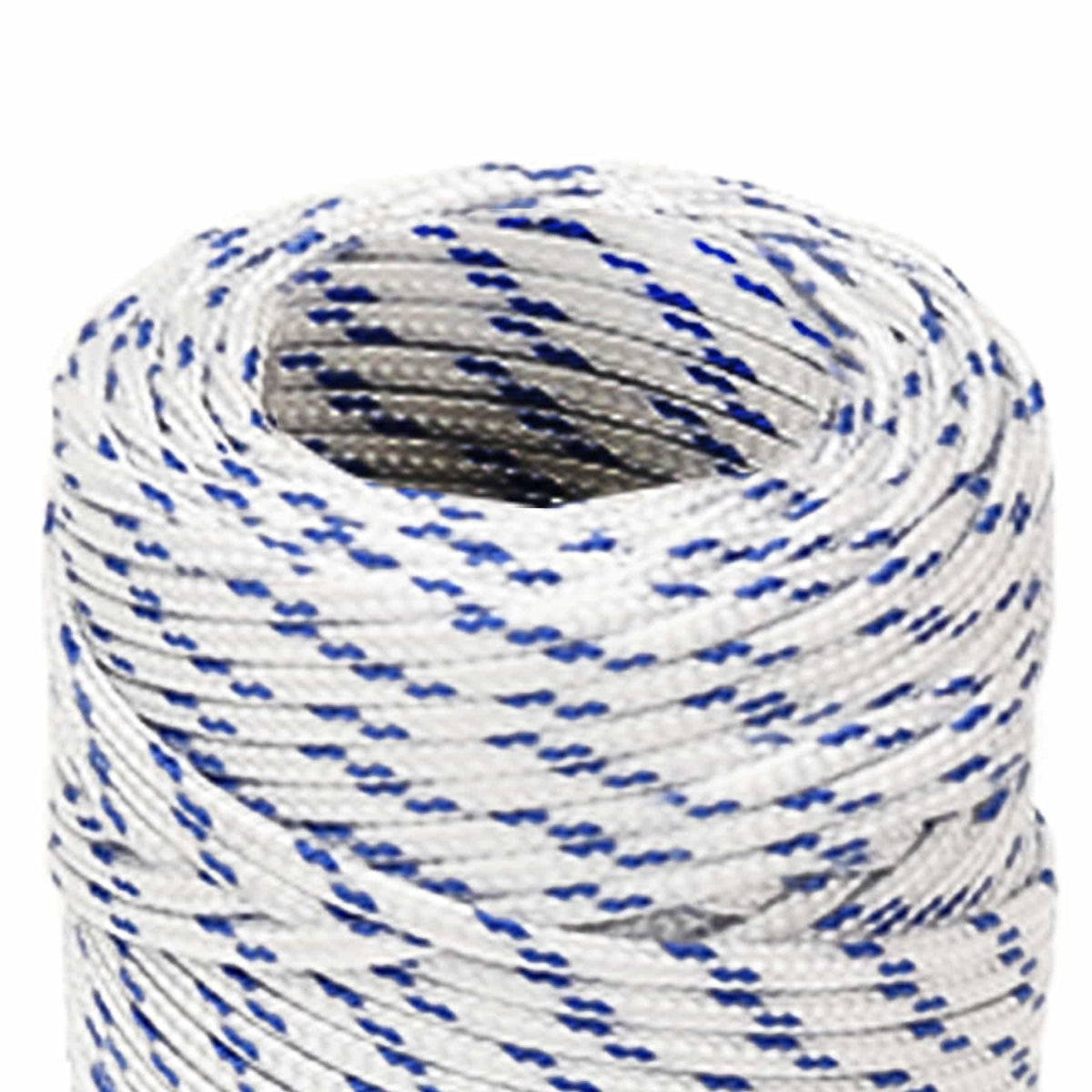 Multipurpose Utility Rope 2 mm 500 m White and Blue PP