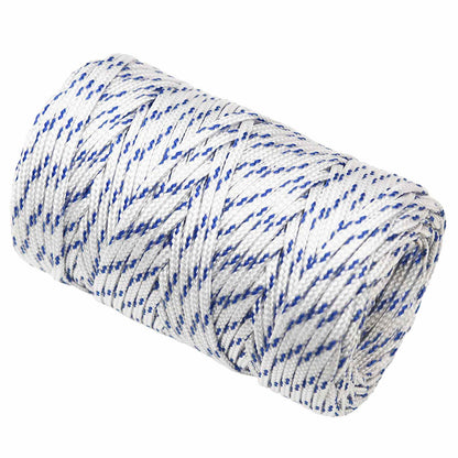 Multipurpose Utility Rope 2 mm 500 m White and Blue PP