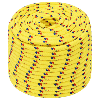 Multipurpose Utility Rope 12 mm 50 m Yellow PP 930 kg Max Load