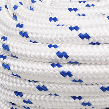 Multipurpose Utility Rope 20 mm 50 m White and Blue PP