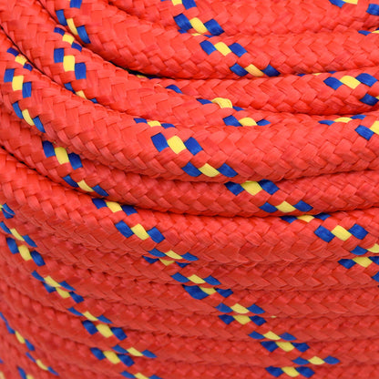 Multipurpose Utility Rope 18 mm 25 m Red PP 1995 kg Max Load