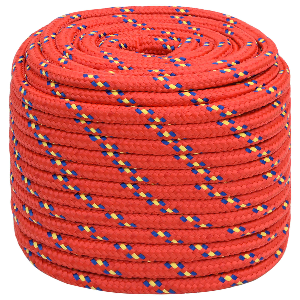 Multipurpose Utility Rope 18 mm 25 m Red PP 1995 kg Max Load