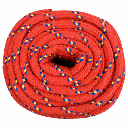 Multipurpose Utility Rope 18 mm 25 m Red PP 1995 kg Max Load