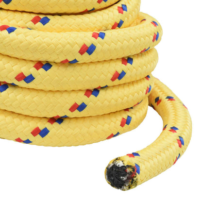 Multipurpose Utility Rope 30 mm 25 m Yellow PP 5400 kg Max Load