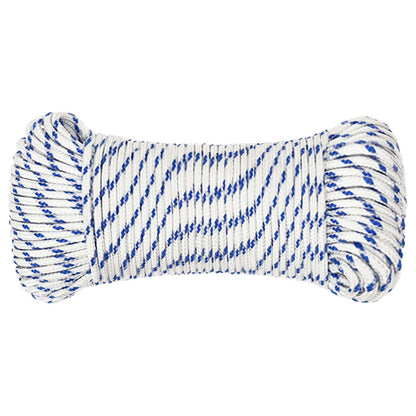 Multipurpose Utility Rope 5 mm 250 m White and Blue PP