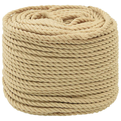 Multipurpose Utility Rope 6 mm 100 m Natural PP 240 kg Max Load