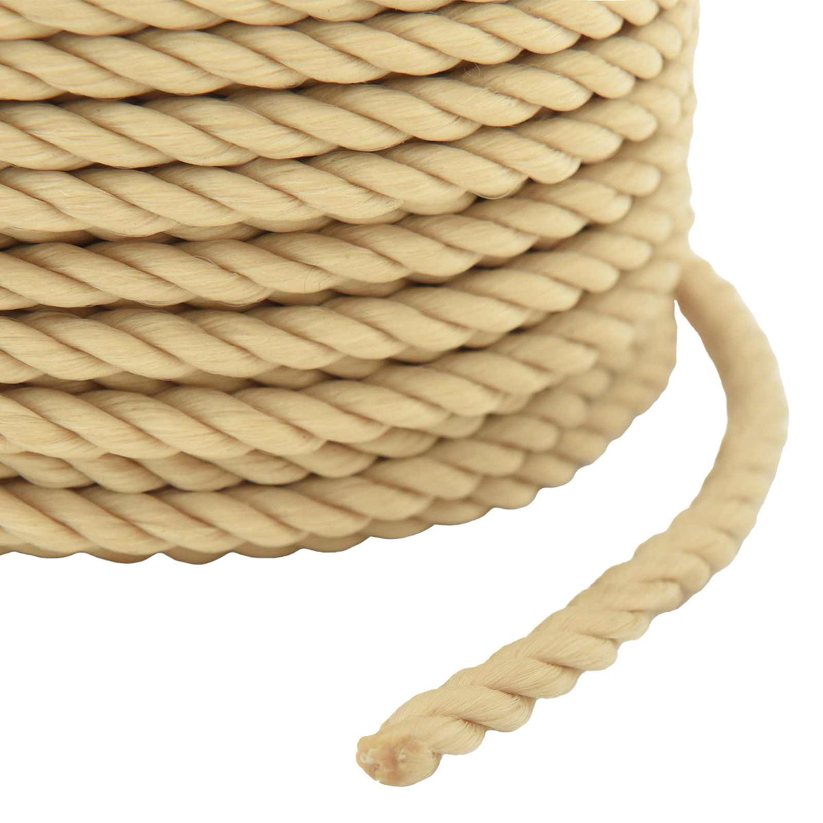 Multipurpose Utility Rope 3 mm 25 m Natural PP 67.5 kg Max Load