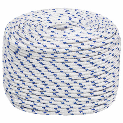 Multipurpose Utility Rope 6 mm 250 m White and Blue PP