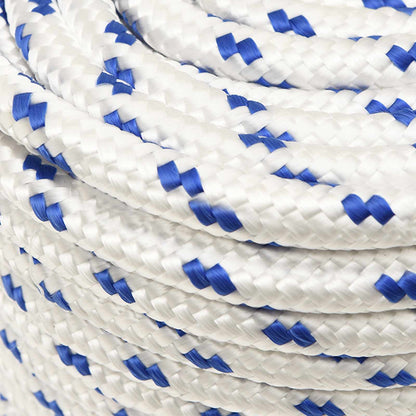 Multipurpose Utility Rope 12 mm 100 m White and Blue PP