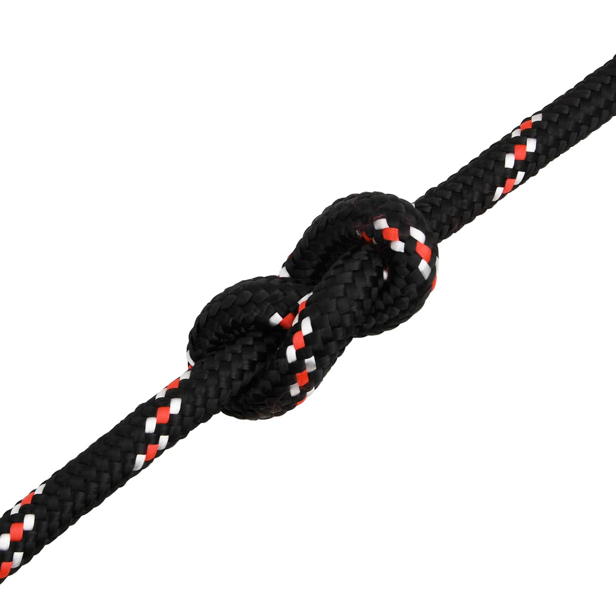 Multipurpose Utility Rope 18 mm 25 m Black and Red PP