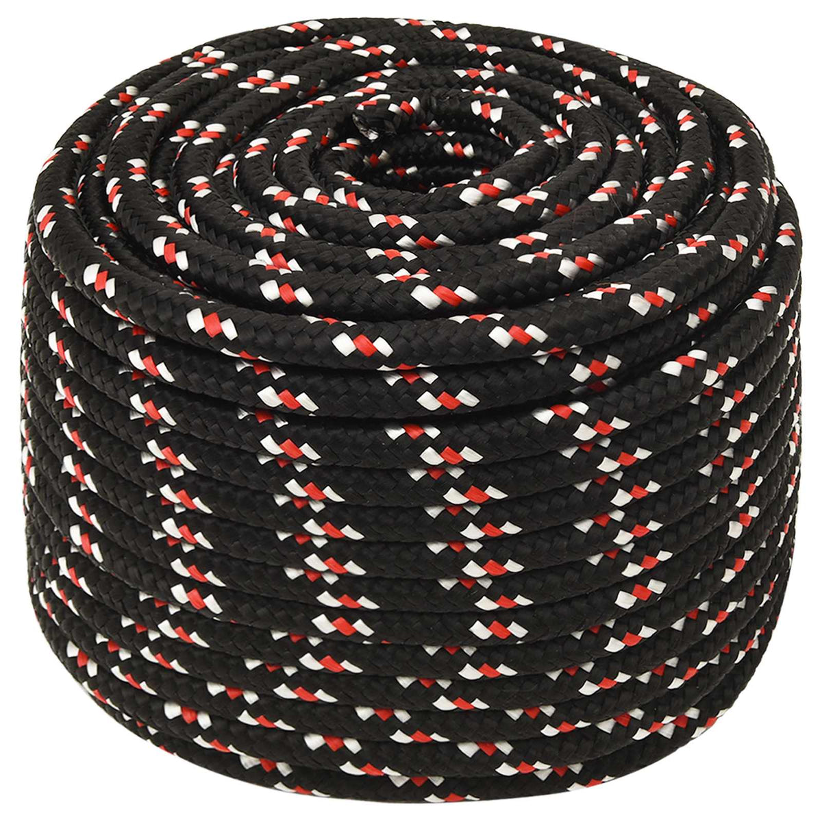 Multipurpose Utility Rope 14 mm 100 m Black and Red PP