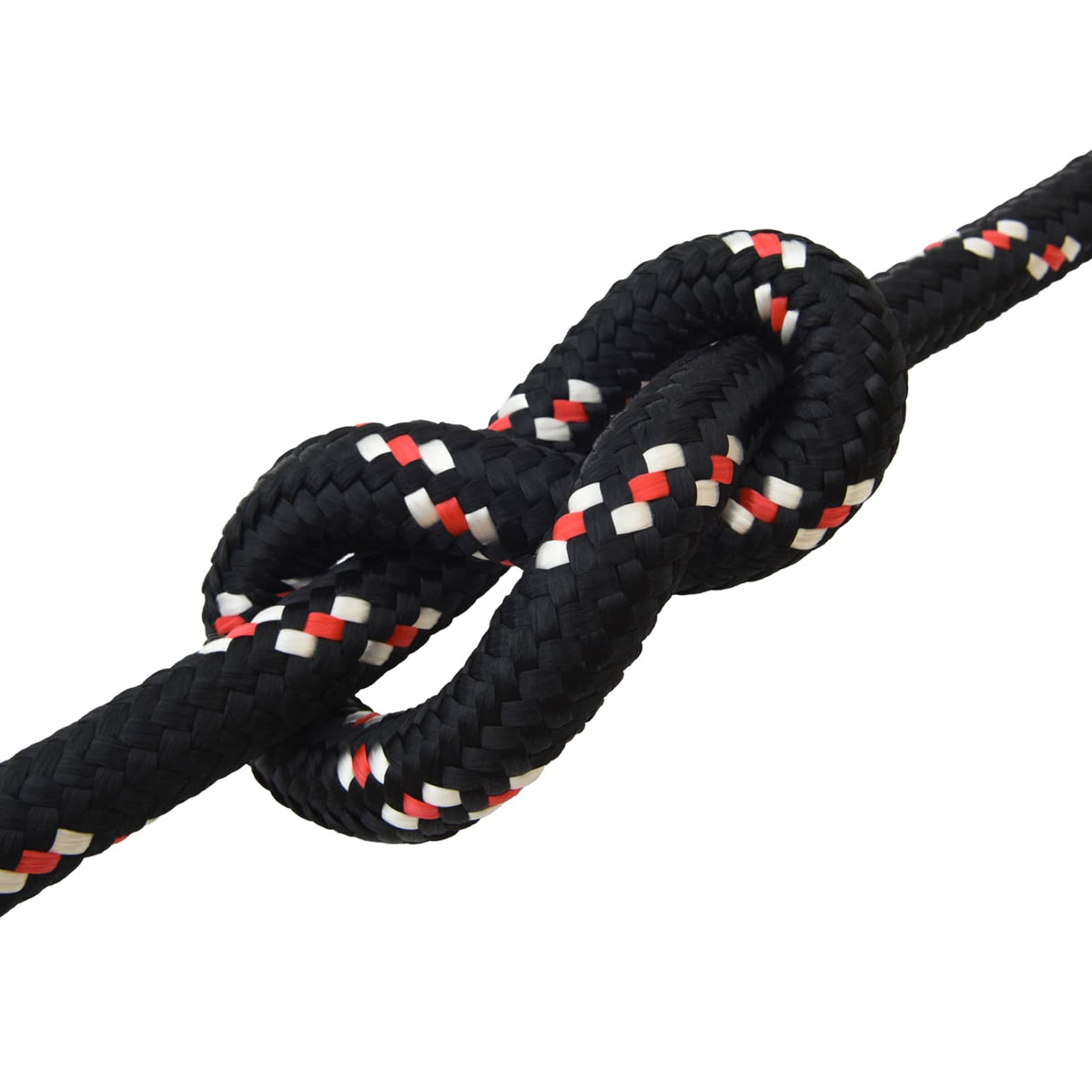 Multipurpose Utility Rope 30 mm 10 m Black and Red PP