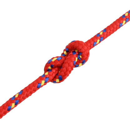 Multipurpose Utility Rope 10 mm 25 m Red PP 645 kg Max Load