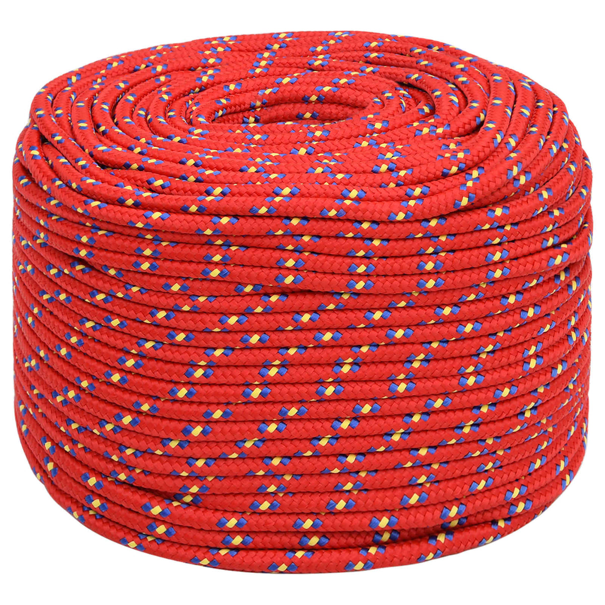 Multipurpose Utility Rope 10 mm 25 m Red PP 645 kg Max Load