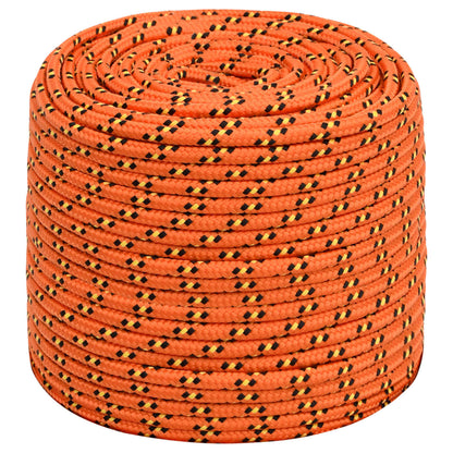 Multipurpose Utility Rope 8 mm 250 m Orange PP 420 kg Max Load