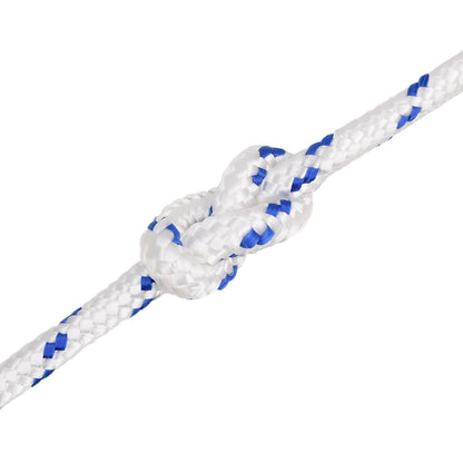 Multipurpose Utility Rope 18 mm 25 m White and Blue PP