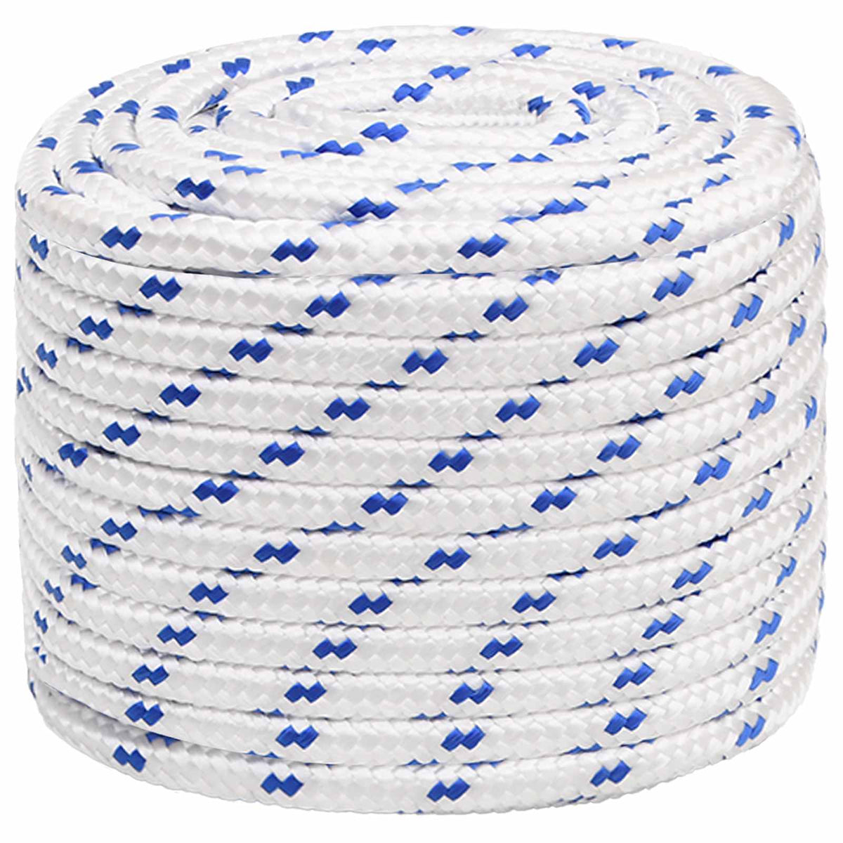 Multipurpose Utility Rope 18 mm 25 m White and Blue PP