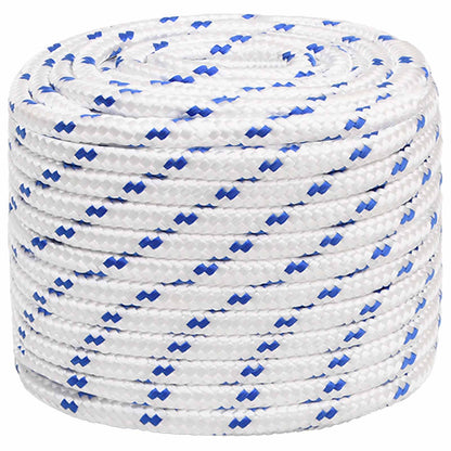 Multipurpose Utility Rope 18 mm 25 m White and Blue PP