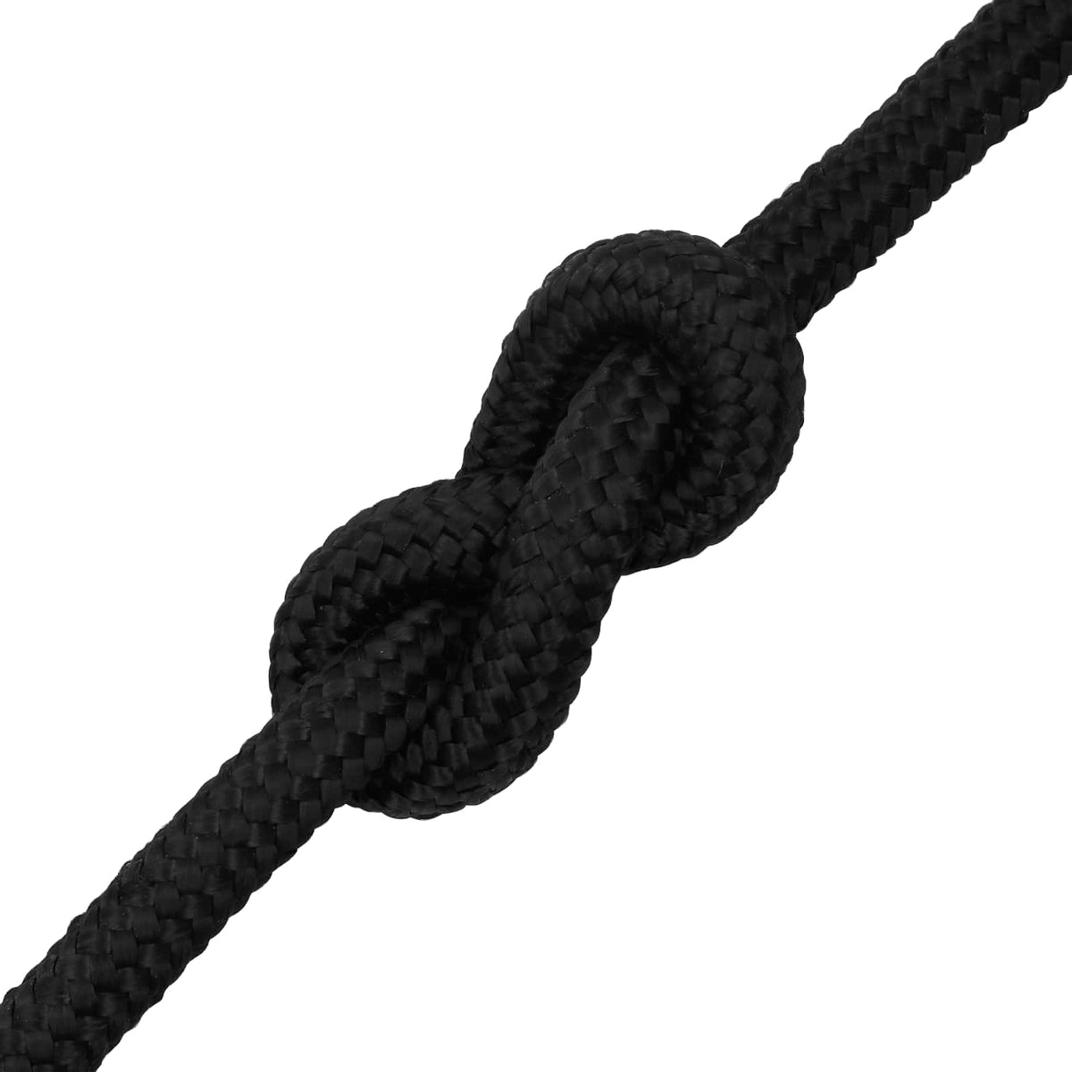 Multipurpose Utility Rope 20 mm 25 m Black PP 2400 kg Max Load
