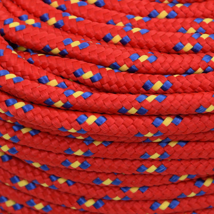 Multipurpose Utility Rope 6 mm 25 m Red PP 240 kg Max Load