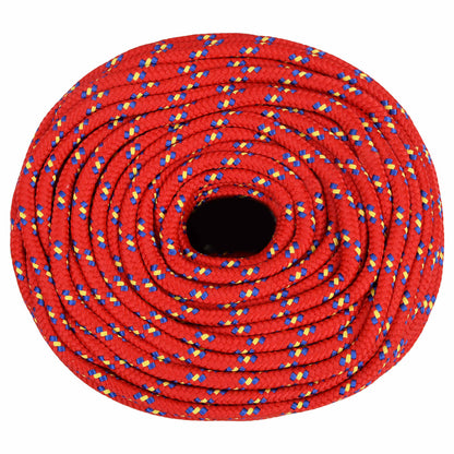 Multipurpose Utility Rope 6 mm 25 m Red PP 240 kg Max Load