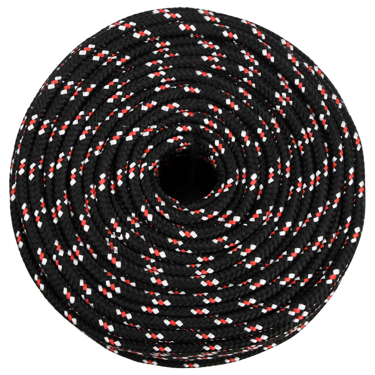 Multipurpose Utility Rope 6 mm 25 m Black and Red PP