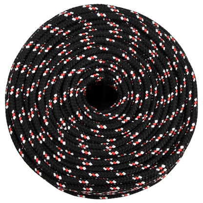Multipurpose Utility Rope 6 mm 25 m Black and Red PP