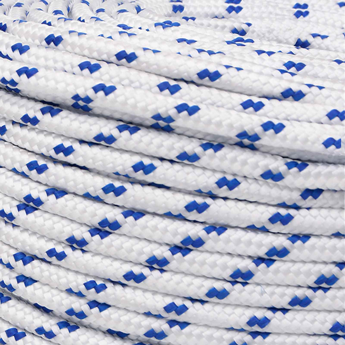 Multipurpose Utility Rope 6 mm 50 m White and Blue PP