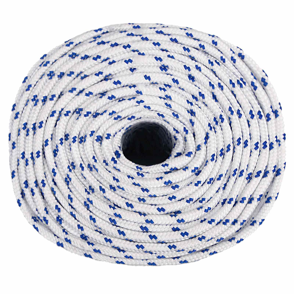 Multipurpose Utility Rope 6 mm 50 m White and Blue PP