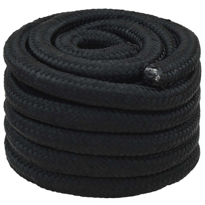 Multipurpose Utility Rope 50 mm 5 m Black PP 15000 kg Max Load