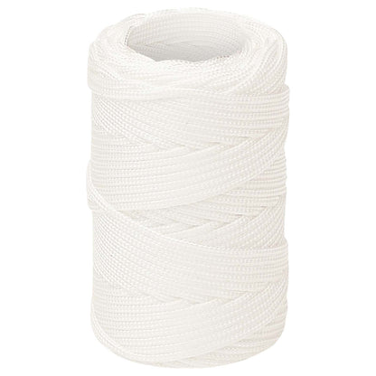 Multipurpose Utility Rope 2 mm 50 m White PP 27 kg Max Load