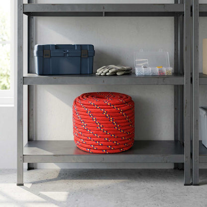 Multipurpose Utility Rope 16 mm 25 m Red PP 1560 kg Max Load