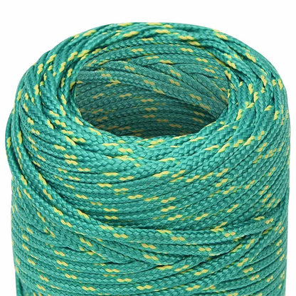 Multipurpose Utility Rope 2 mm 250 m Green PP 27 kg Max Load