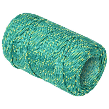 Multipurpose Utility Rope 2 mm 250 m Green PP 27 kg Max Load