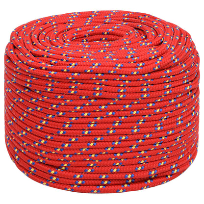 Multipurpose Utility Rope 10 mm 500 m Red PP 645 kg Max Load