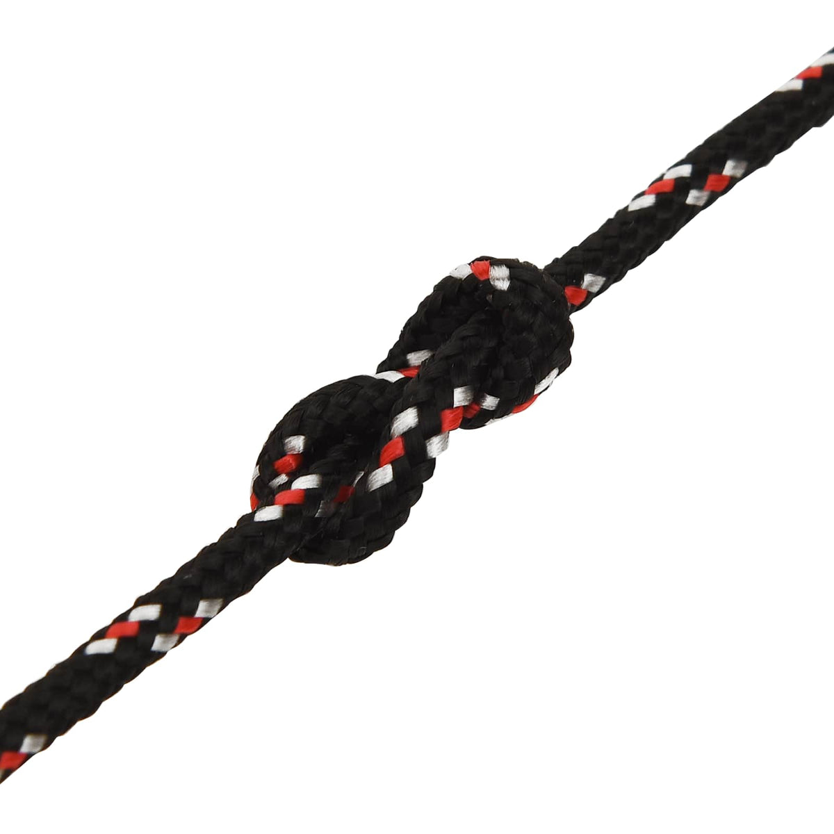 Multipurpose Utility Rope 5 mm 100 m Black and Red PP